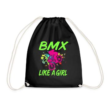BMX Rider Fille Vélo Vélo Cascade Racing Enfants - Sac de sport léger - noir - Devant