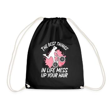 BMX Rider Fille Vélo Vélo Stunt Racing Enfants - Sac de sport léger - noir - Devant