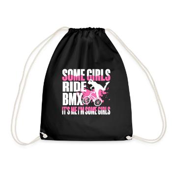 BMX Rider Fille Vélo Vélo Stunt Racing Enfants - Sac de sport léger - noir - Devant