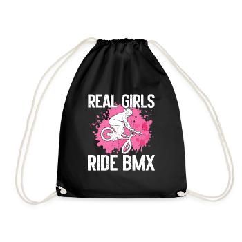 BMX Rider Fille Vélo Vélo Stunt Racing Enfants - Sac de sport léger - noir - Devant