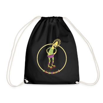 La banane - Sac de sport léger - noir - Devant