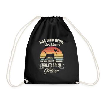 Bull Terrier chien promenade chien Fan chien propriétaire chien chien chien - Sac de sport léger - noir - Devant