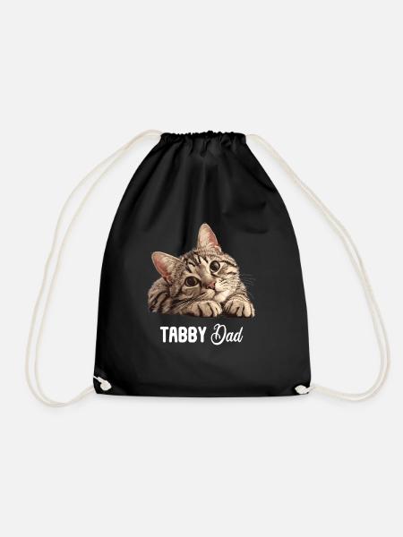 Tabby Kätzchen Tabby Katze - Turnbeutel - Schwarz