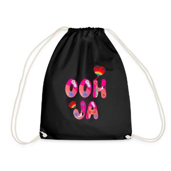 Ooh ouais - Sac de sport léger - noir - Devant