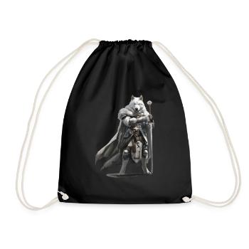 Husky Knight Médiéval - Sac de sport léger - noir - Devant