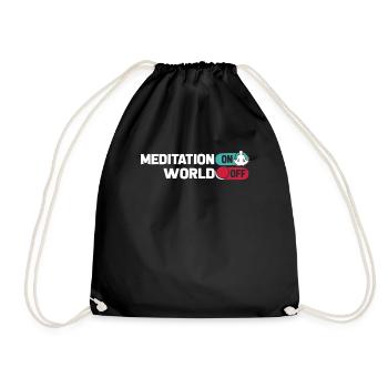 Méditation Méditation Méditation Sur le Monde Hors Monde - Sac de sport léger - noir - Devant