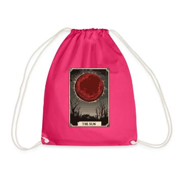 Die Sonne Tarot - Turnbeutel - Fuchsia - Vorne