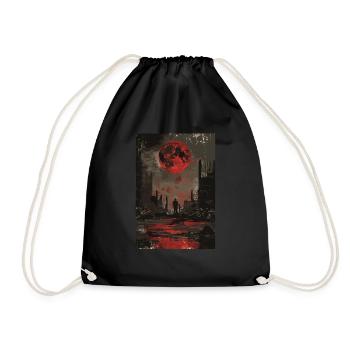 The Ten of Cups Tarot - Drawstring Bag - black - Front