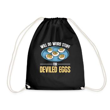 Oeufs farcis Oeufs farcis - Sac de sport léger - noir - Devant