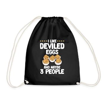 Oeufs farcis Oeufs farcis - Sac de sport léger - noir - Devant