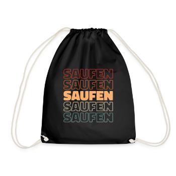 Bière Amateurs de bière Alcool - Sac de sport léger - noir - Devant