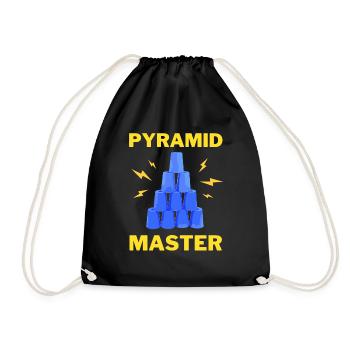 PCUP STAPELBECHER SPORTYRAMID MASTER - Turnbeutel - Schwarz - Vorne