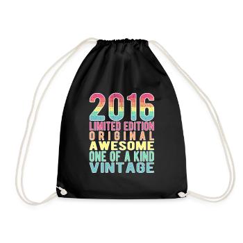 Edition limitée depuis 2016 Anniversaire Millésime 2016 - Sac de sport léger - noir - Devant