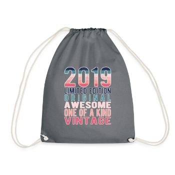 Edition limitée depuis 2019 Anniversaire Millésime 2019 - Sac de sport léger - gris - Devant