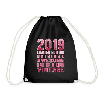Edition limitée depuis 2019 Anniversaire Millésime 2019 - Sac de sport léger - noir - Devant