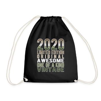 Edition limitée depuis 2020 Anniversaire Millésime 2020 - Sac de sport léger - noir - Devant
