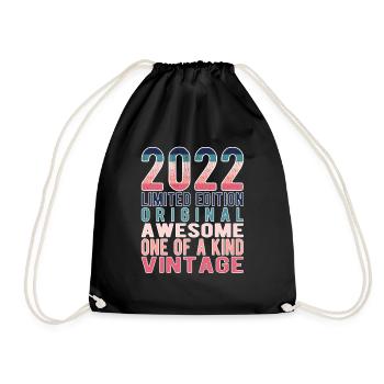 Edition limitée depuis 2022 Anniversaire Millésime 2022 - Sac de sport léger - noir - Devant