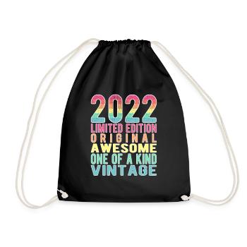 Edition limitée depuis 2022 Anniversaire Millésime 2022 - Sac de sport léger - noir - Devant