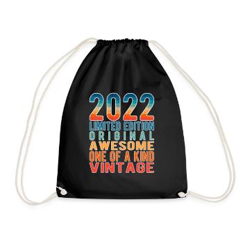 Edition limitée depuis 2022 Anniversaire Millésime 2022 - Sac de sport léger - noir - Devant
