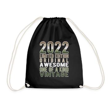 Edition limitée depuis 2022 Anniversaire Millésime 2022 - Sac de sport léger - noir - Devant