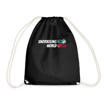 Schnorcheln Snorkeling Sur World Off - Sac de sport léger - noir - Devant