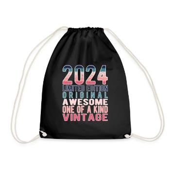 Edition limitée depuis 2024 Anniversaire Millésime 2024 - Sac de sport léger - noir - Devant