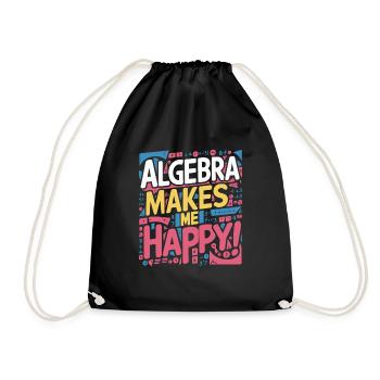 L’ALGÈBRE ME REND HEUREUX - Sac de sport léger - noir - Devant