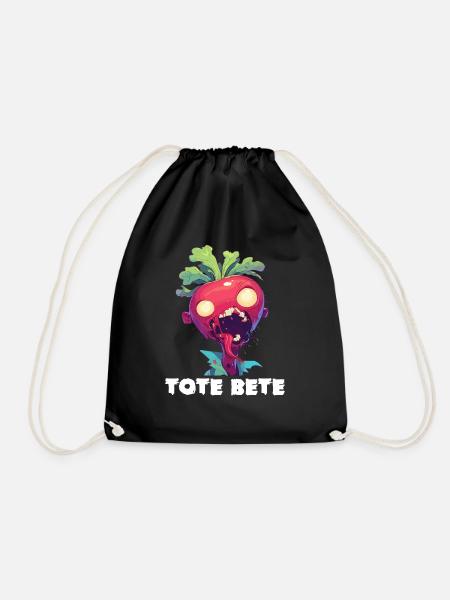 Halloween Rote Bete Tote Beete Tote Bete - Turnbeutel - Schwarz