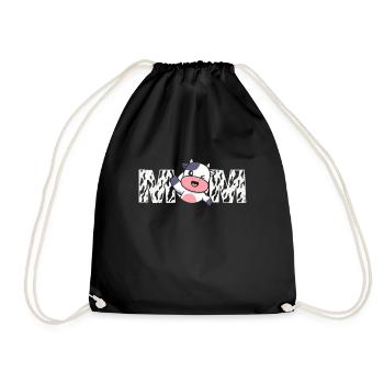 Mère Cowboy anniversaire famille match partie - Sac de sport léger - noir - Devant