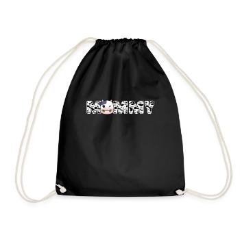 Mère Cowboy anniversaire famille match partie - Sac de sport léger - noir - Devant