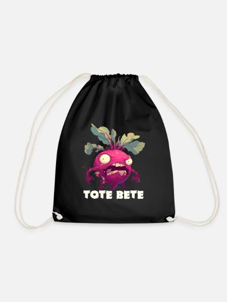 Halloween Rote Bete Tote Beete Tote Bete - Turnbeutel - Schwarz