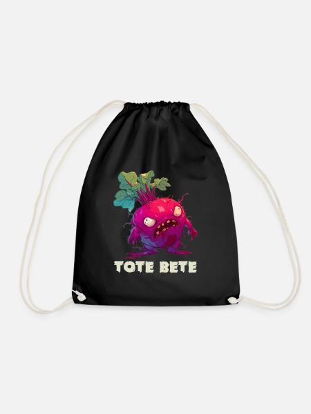 Halloween Rote Bete Tote Beete Tote Bete - Turnbeutel - Schwarz