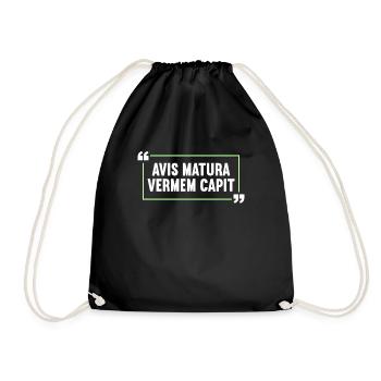 Latin Drôle de dicton latin - Sac de sport léger - noir - Devant