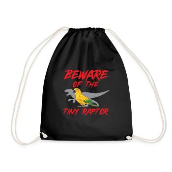 Parakeet, Parrot, Parakeet, Bird - Drawstring Bag - black - Front