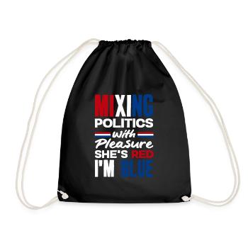 United In Love Unity Patriotic American - Drawstring Bag - black - Front