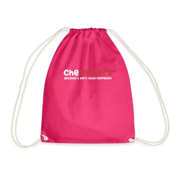 Chemistry, because I don't know what's happening. - Drawstring Bag - fuchsia - Front