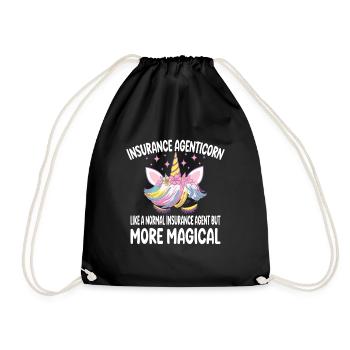 Agent d’assurance ike un Agent normal cadeaux - Sac de sport léger - noir - Devant