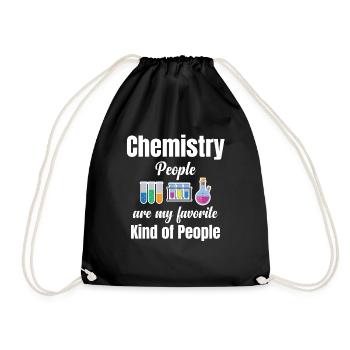 Les gens de la chimie sont mon genre de travail préféré - Sac de sport léger - noir - Devant