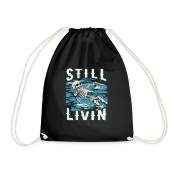 Swimming Swimmers - Drawstring Bag - black - Front