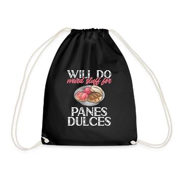 Concha Hispanique Mexicain Pan Dulce - Sac de sport léger - noir - Devant