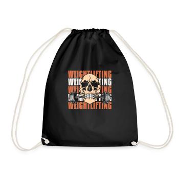 Weightlifting Weightlifting - Drawstring Bag - black - Front
