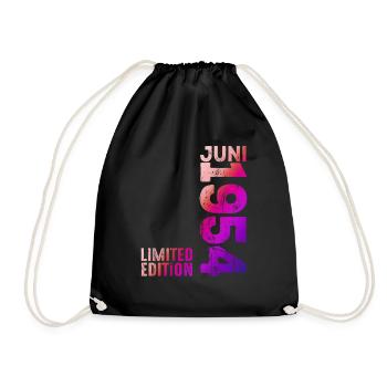 Limited Edition June 1954 Legendary since June 1954 - Drawstring Bag - black - Front