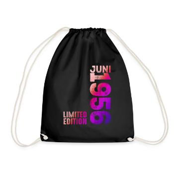 Edition limitée juin 1956 Légendaire depuis juin 1956 - Sac de sport léger - noir - Devant