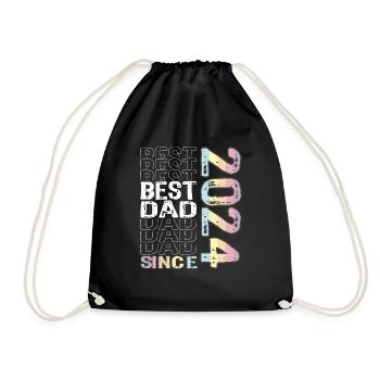 Meilleur papa du monde depuis la fête des pères 2024 - Sac de sport léger - noir - Devant