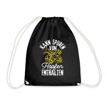Peut contenir des traces de houblon Houblon Alcool Tri - Sac de sport léger - noir - Devant