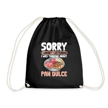 Concha Hispanique Mexicain Pan Dulce - Sac de sport léger - noir - Devant