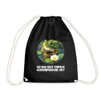 Bullfrogs Bullfrog - Drawstring Bag - black - Front