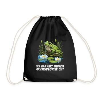 Bullfrogs Bullfrog - Drawstring Bag - black - Front