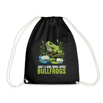 Bullfrogs Bullfrog - Drawstring Bag - black - Front