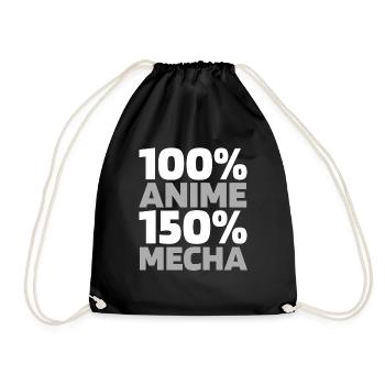 Anime Manga - Turnbeutel - Schwarz - Vorne